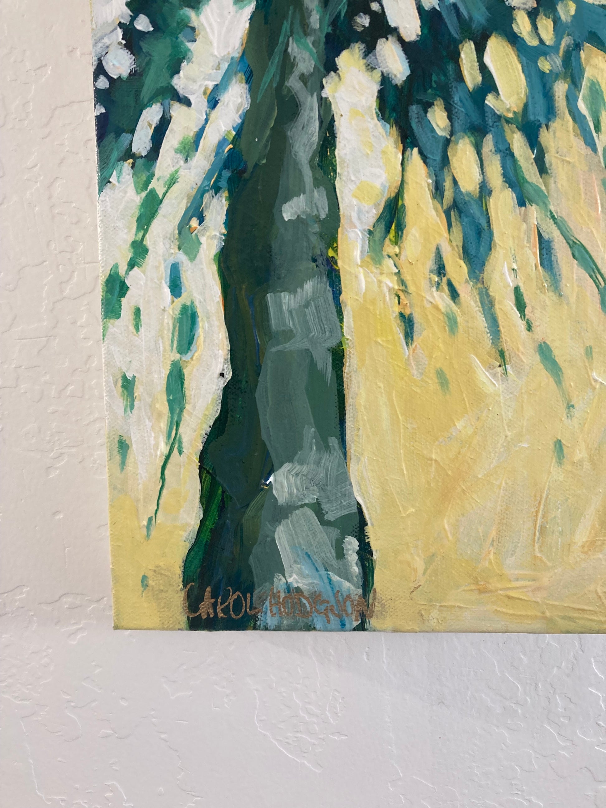 close up of signature