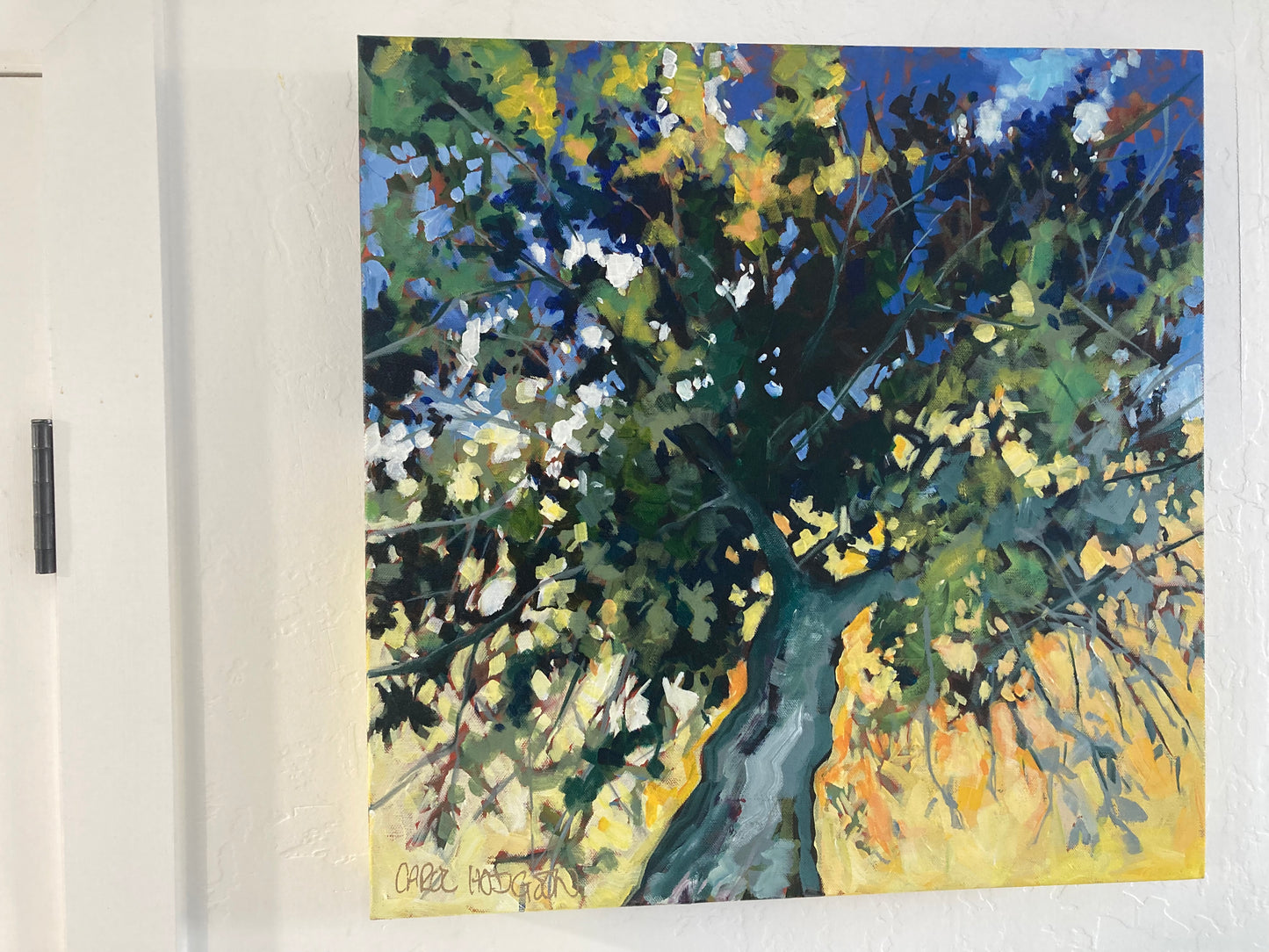 Painting in situ.