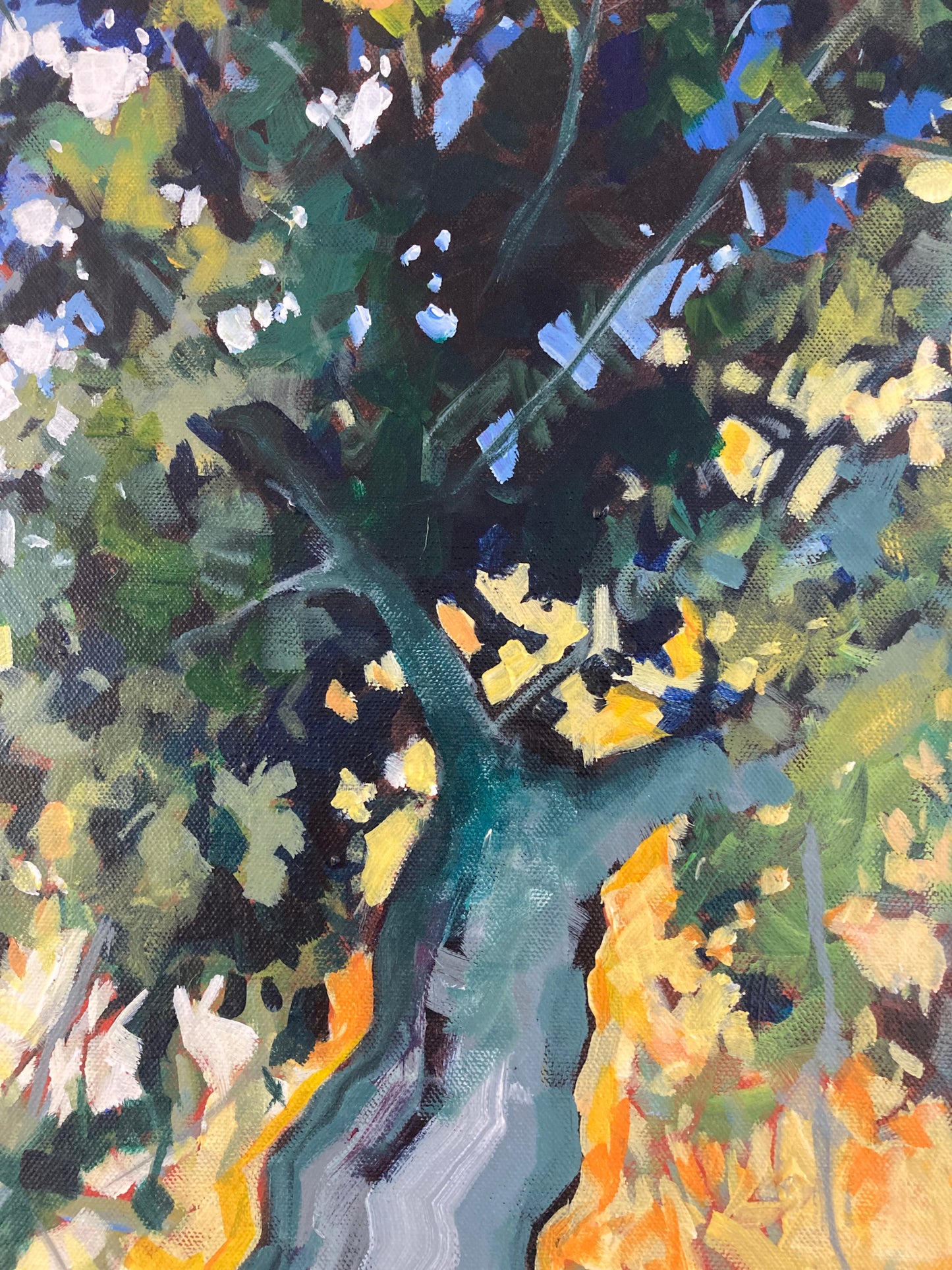 Close up painting.