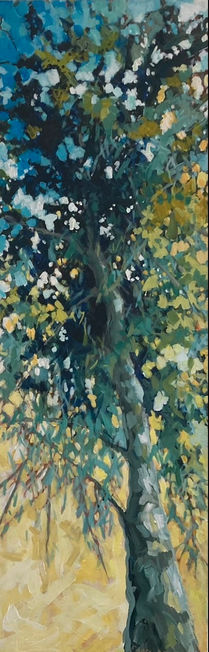 Tall painting of a tree