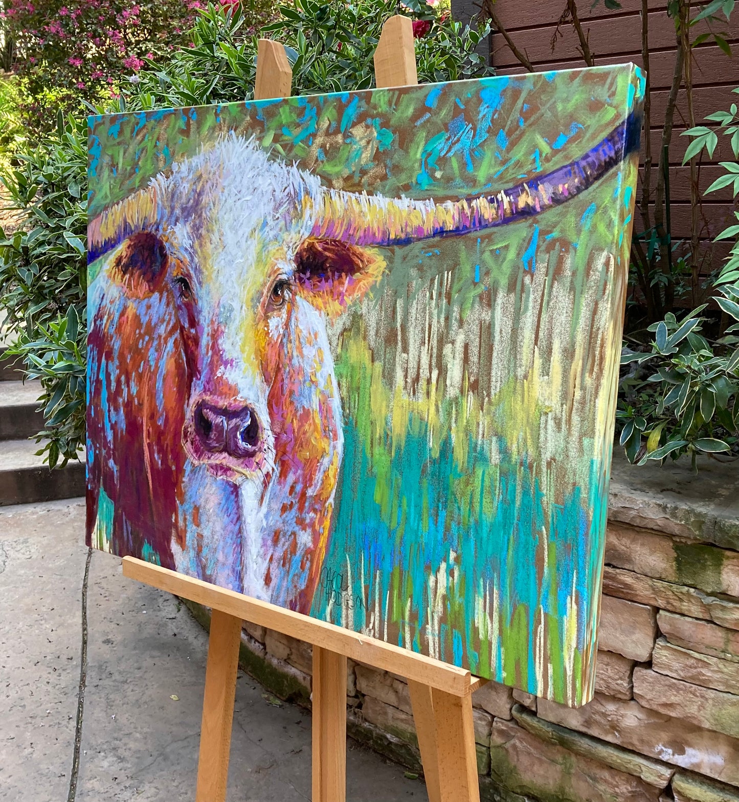 Image of full canvas print showing the sides.