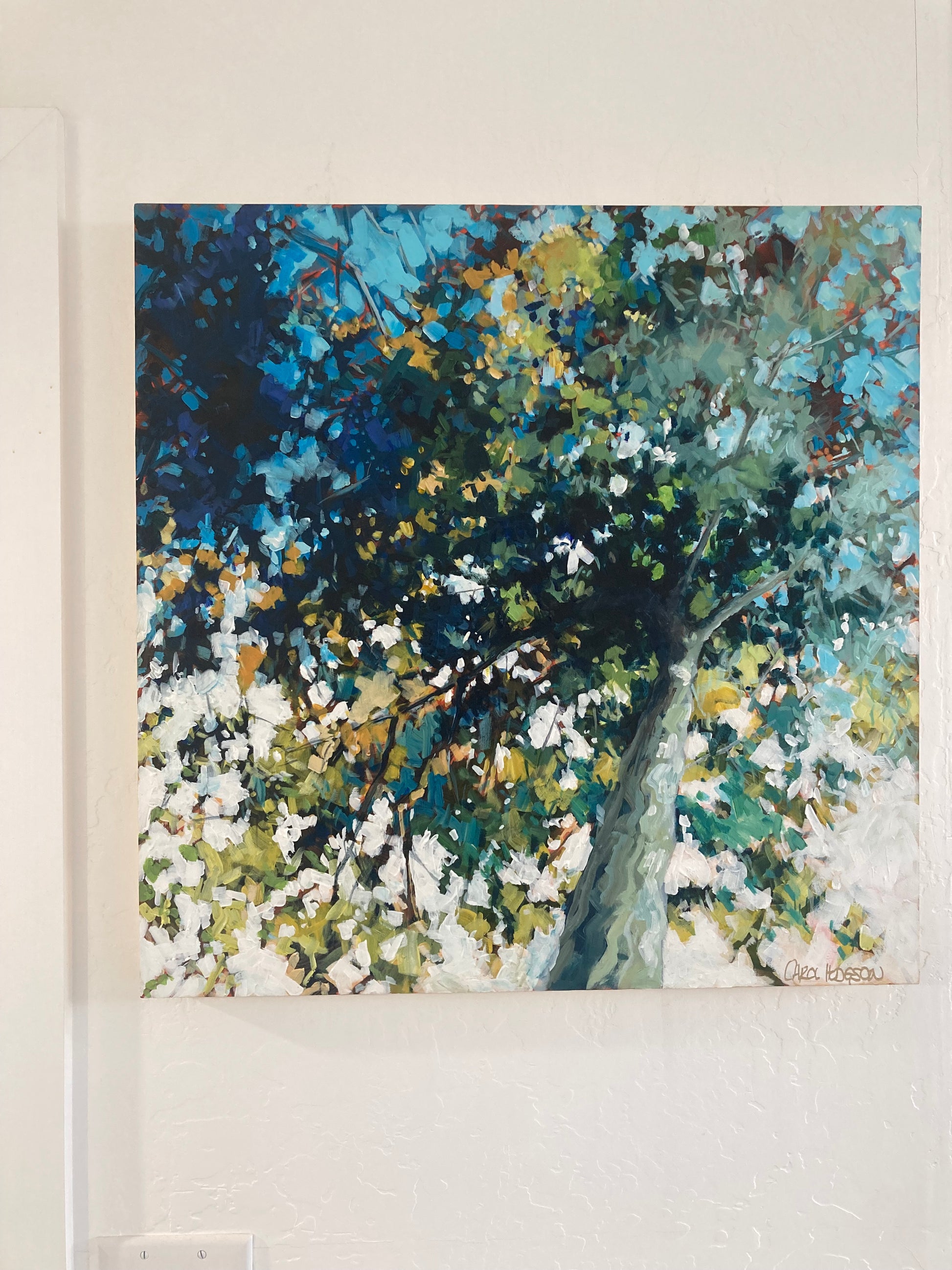 Acrylic painting of a tree.