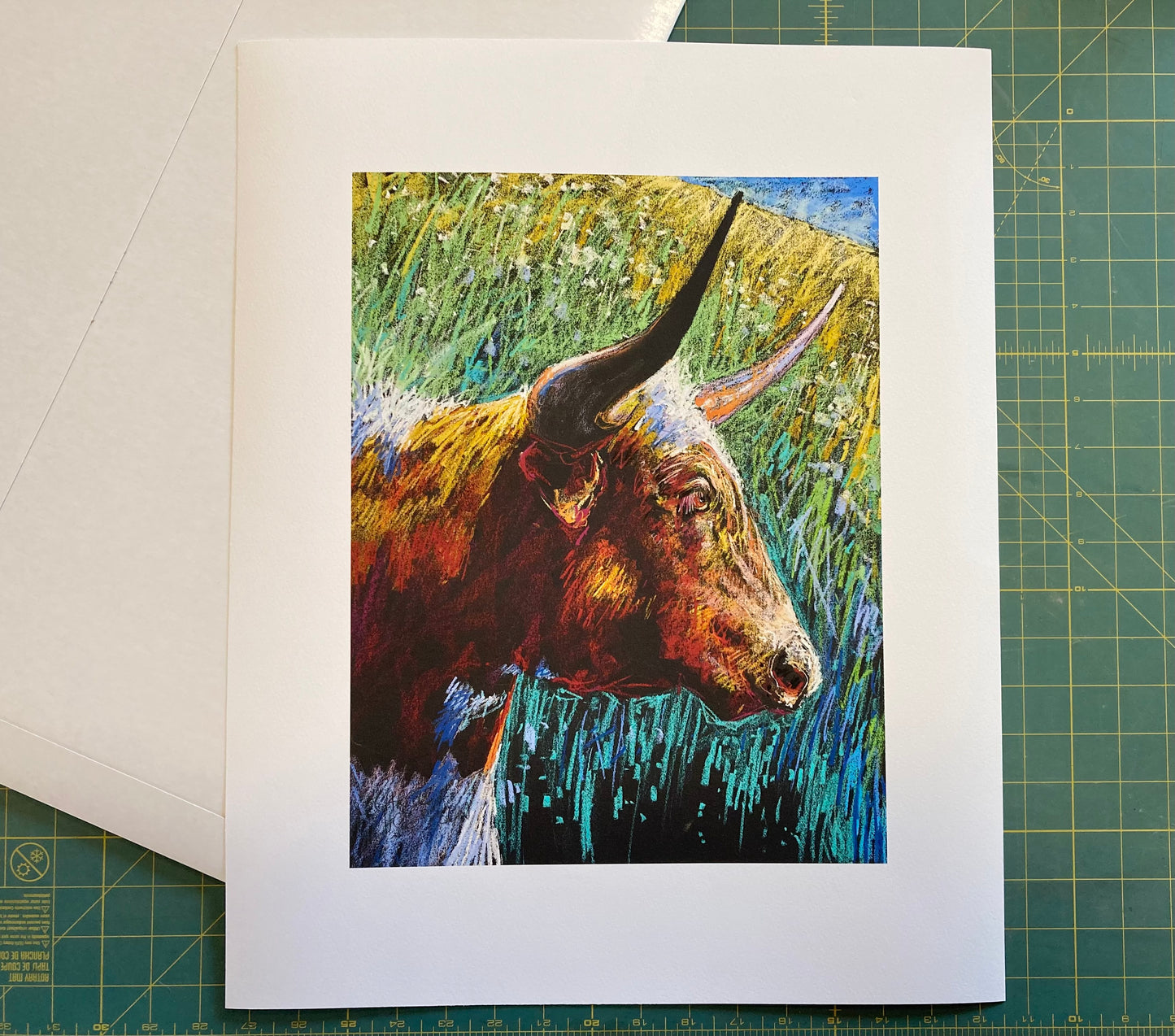 Print on cutting mat