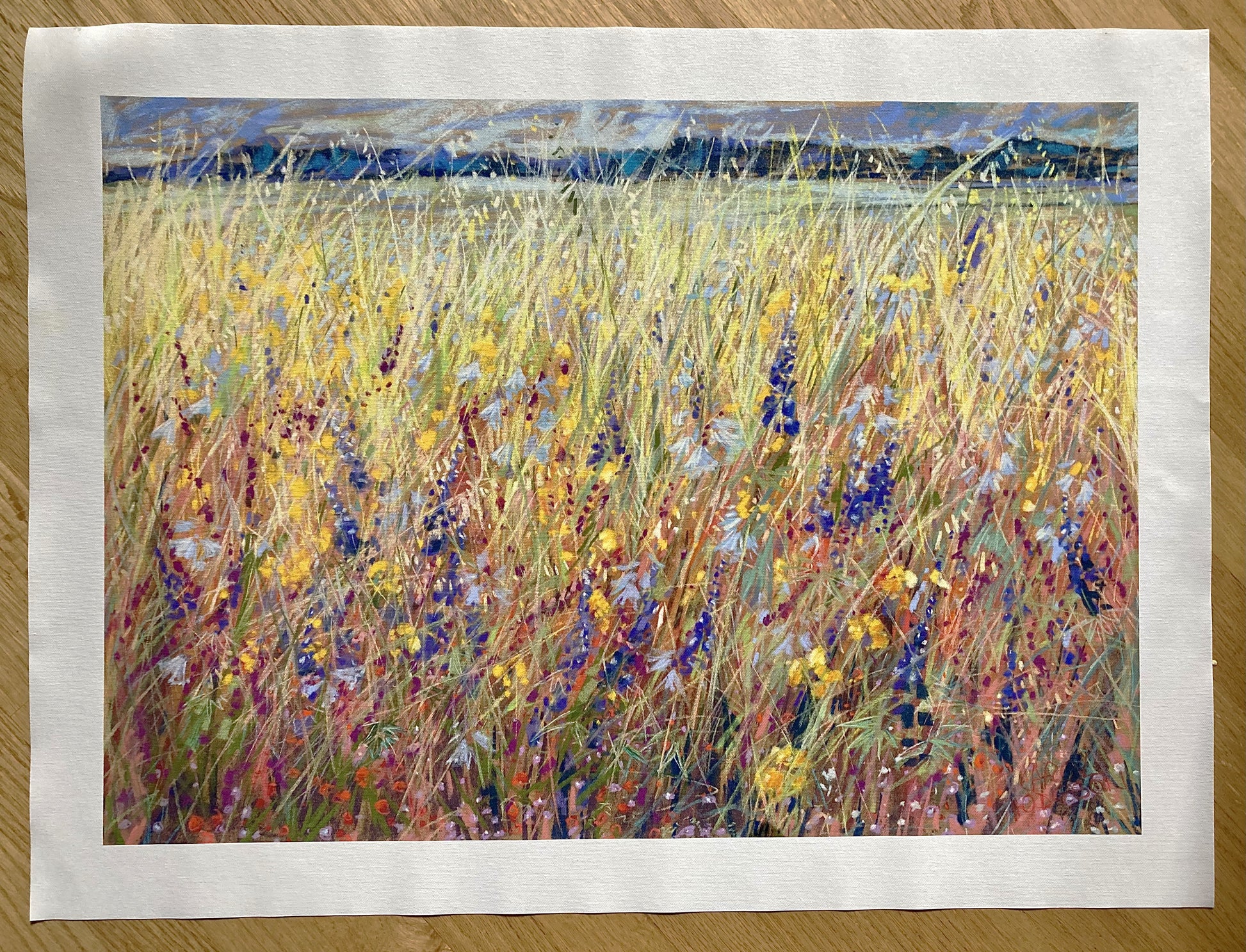 full image of essence of spring giclee canvas print