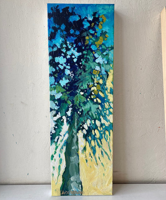 Small painting of olive tree